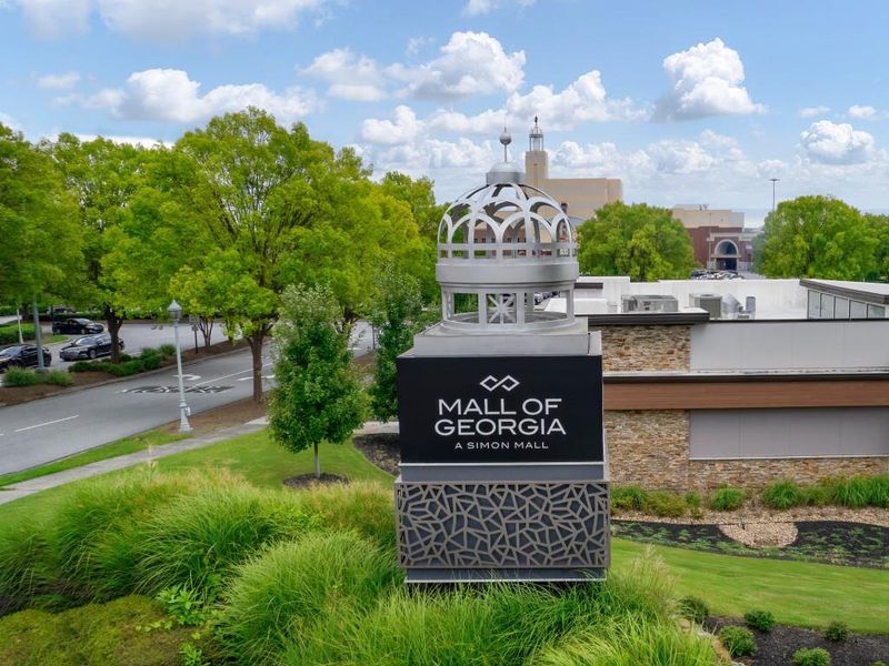 Front exterior of a new home in Greyton Springs Place, Buford, GA, highlighting curb appeal (Image 29).