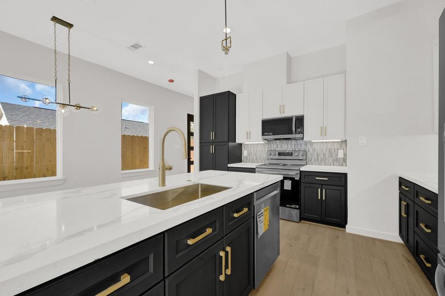 Furnished interior view inside a new home in , Houston (Image 10). Furnished interior view inside a new home in , Houston (Image 10).