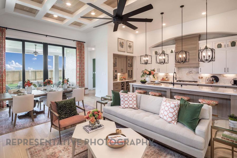 Furnished interior view inside a new home in Parten, Austin (Image 17).