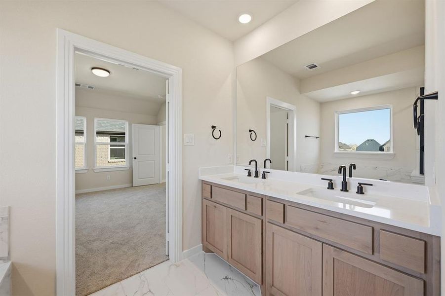 Furnished interior view inside a new home in Mosaic, Celina (Image 4).