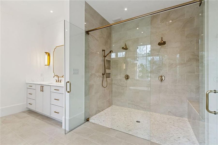 Furnished interior view inside a new home in , Suwanee (Image 18).