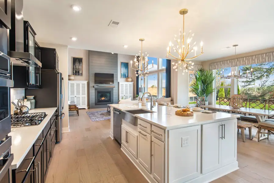 Representative furnished interior of a home built from the Grandin by Fischer Homes in The Dunes at Sandbar, Santa Rosa Beach (Image 81).