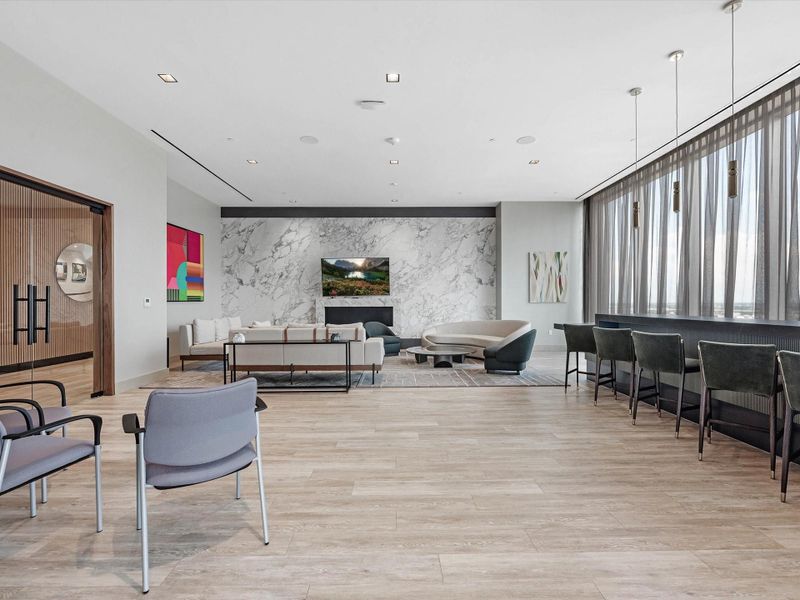 Furnished interior view inside a new home in , Houston (Image 4).