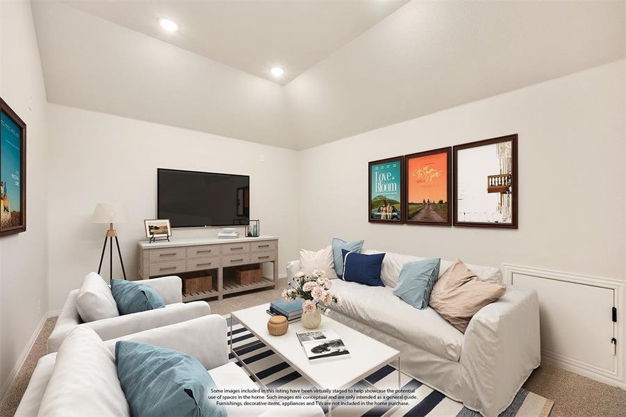 Furnished interior view inside a new home in Trees Farm, DeSoto (Image 16). Furnished interior view inside a new home in Trees Farm, DeSoto (Image 16).