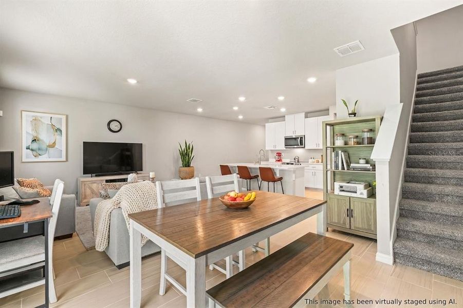 Furnished interior view inside a new home in , Wesley Chapel (Image 16).