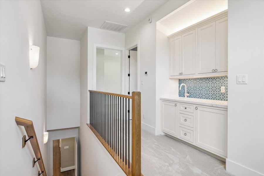 Furnished interior view inside a new home in , Houston (Image 18).