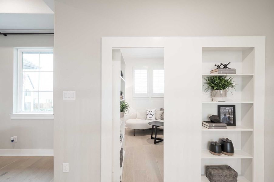 Representative furnished interior of a home built from the Milan by Tri Pointe Homes in Dunham Pointe, Cypress (Image 88).