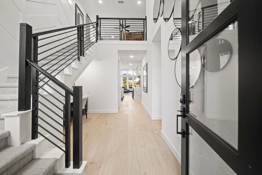Furnished interior view inside a new home in Meridiana 40', 65', Manvel (Image 28).