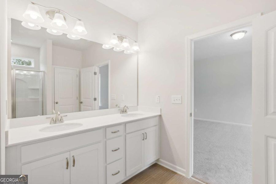 Furnished interior view inside a new home in Stonebridge North, Macon (Image 5).