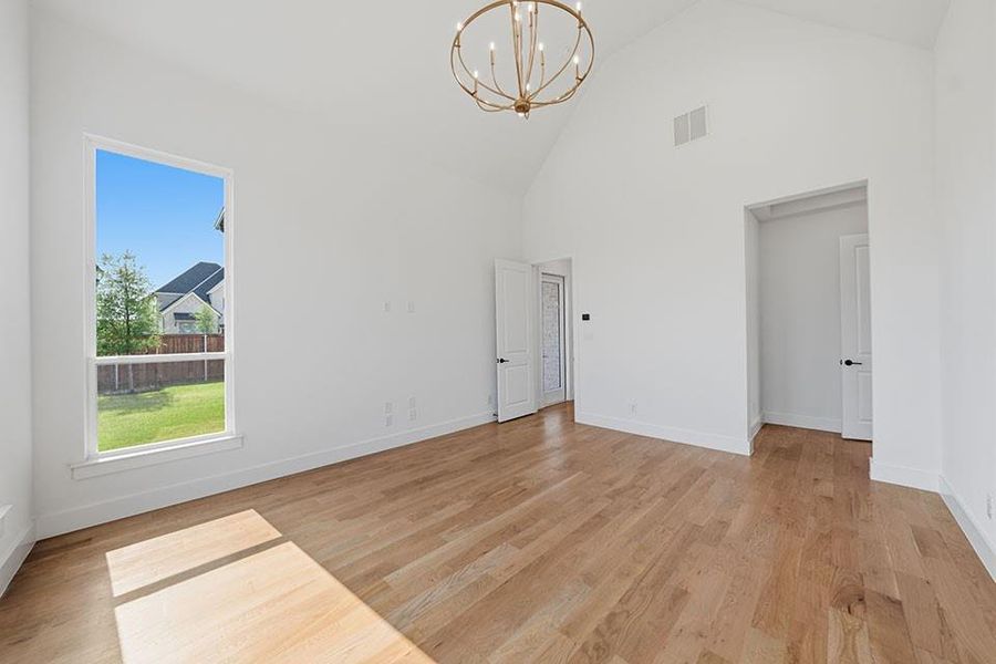 Spacious, unfurnished interior of a new home in Light Farms Graham/Reagan, Celina (Image 33).