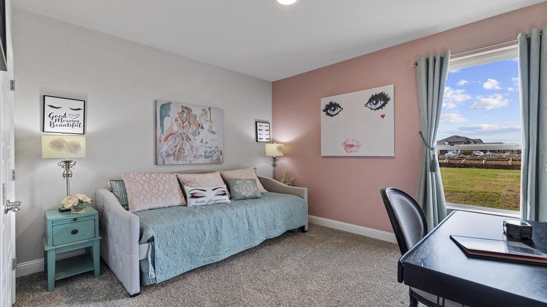 Furnished interior view inside a new home in Eagle Creek, Denton (Image 31).