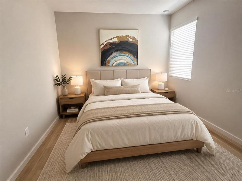 Furnished interior view inside a new home in Seasons at Big Sky, Kissimmee (Image 8).