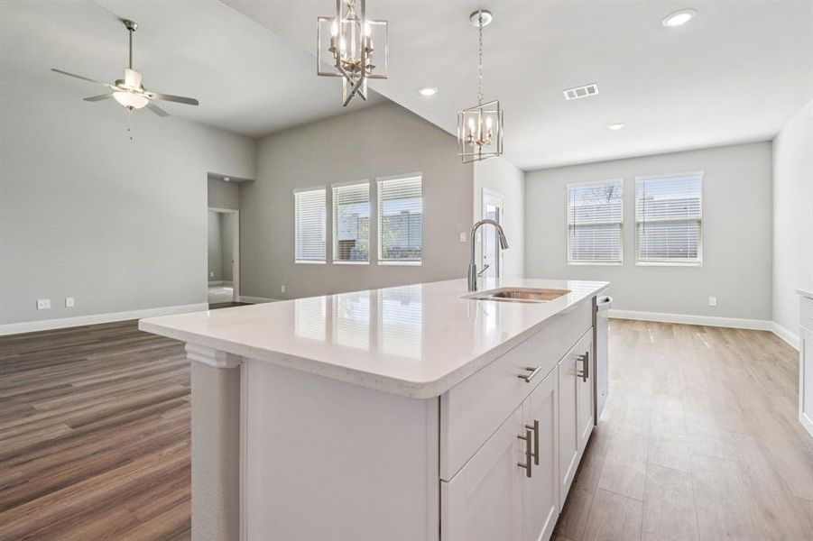 Furnished interior view inside a new home in Lakehaven - Premier Series, Farmersville (Image 10). Furnished interior view inside a new home in Lakehaven - Premier Series, Farmersville (Image 10).