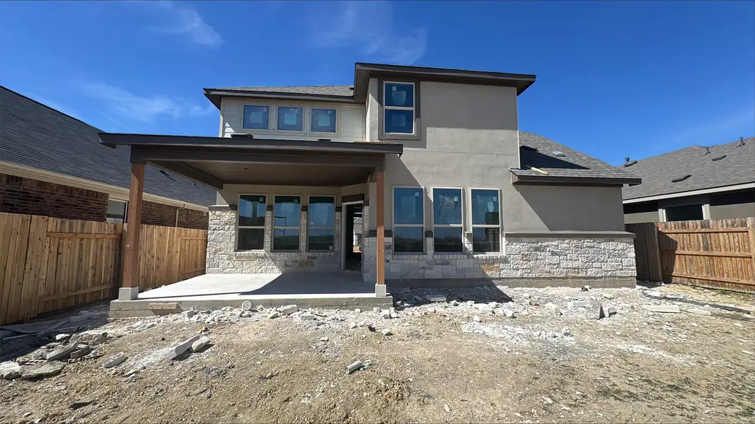 In-progress construction of a new home in Sunfield, Buda, TX (Image 8).