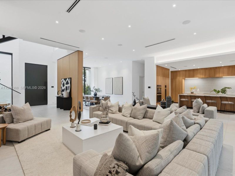 Furnished interior view inside a new home in , Miami (Image 42).