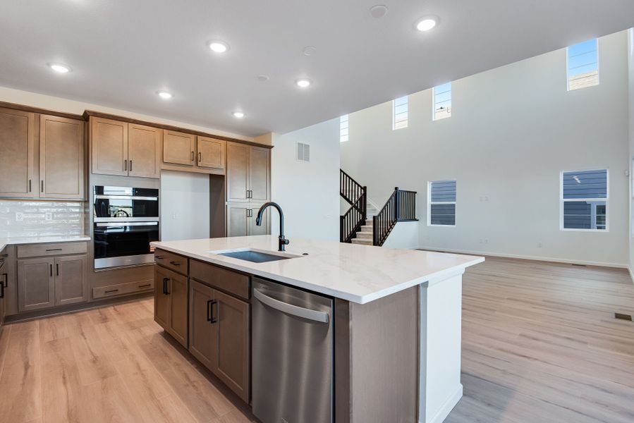 Furnished interior view inside a new home in Sterling Ranch, Littleton (Image 10).