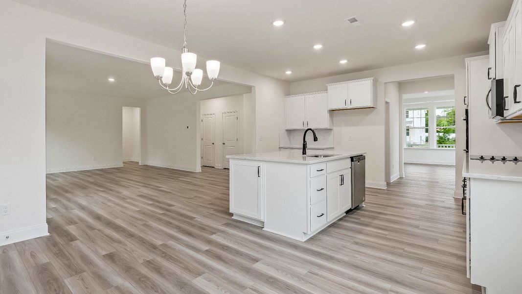 Furnished interior view inside a new home in Owen Park, Gibsonville (Image 14).
