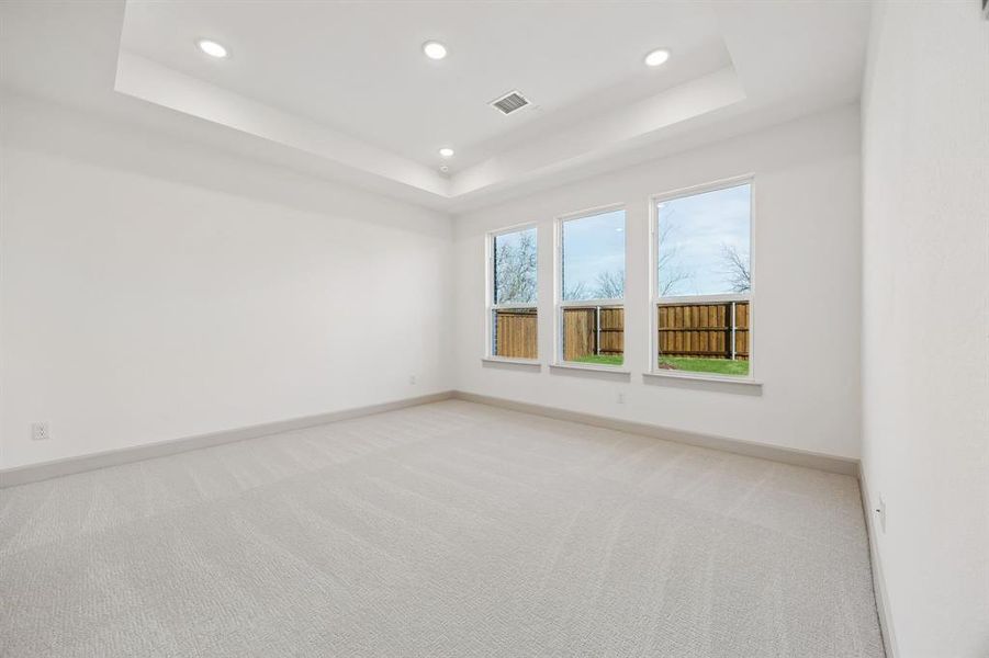Your dreamy new owner's suite is located at the rear of the home for additional privacy. Your dreamy new owner's suite is located at the rear of the home for additional privacy.