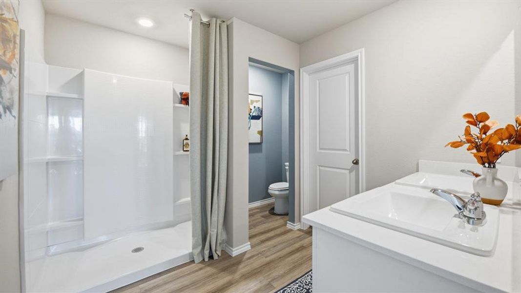 Furnished interior view inside a new home in Hickory Grove, Krum (Image 14).