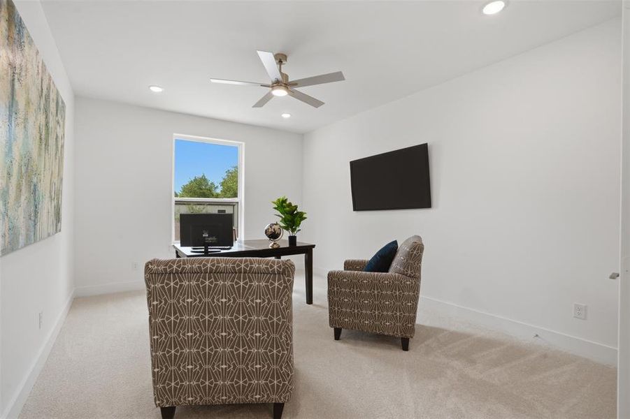 Furnished interior view inside a new home in , Dallas (Image 10). Furnished interior view inside a new home in , Dallas (Image 10).