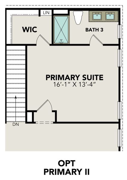 2D floor plan layout for the The Douglas E by Davidson Homes LLC in Bricewood, San Antonio, TX (Image 4).
