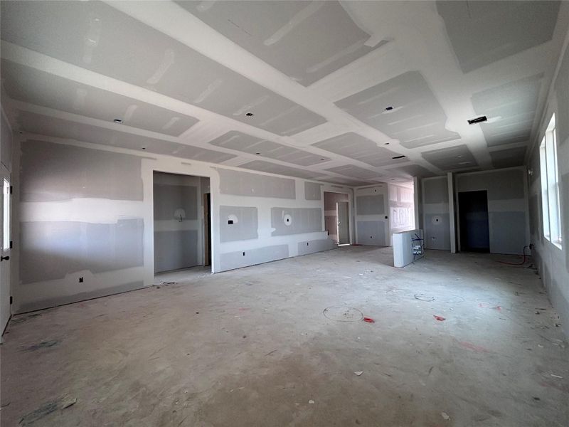 In-progress construction of a new home in The Colony 45s, Bastrop, TX (Image 25).