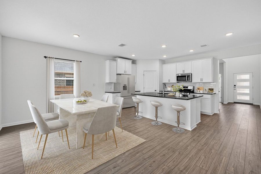 Furnished interior view inside a new home in Lisso, Pflugerville (Image 8).