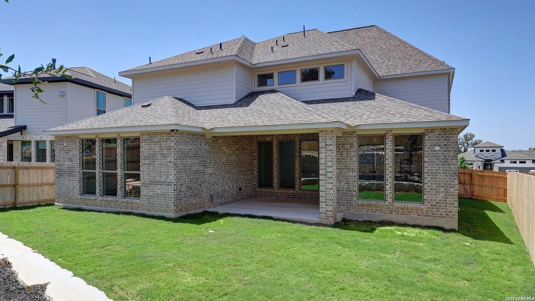 Exterior details and patio area of a home in The Ranches at Creekside, Boerne (Image 3). Exterior details and patio area of a home in The Ranches at Creekside, Boerne (Image 3).