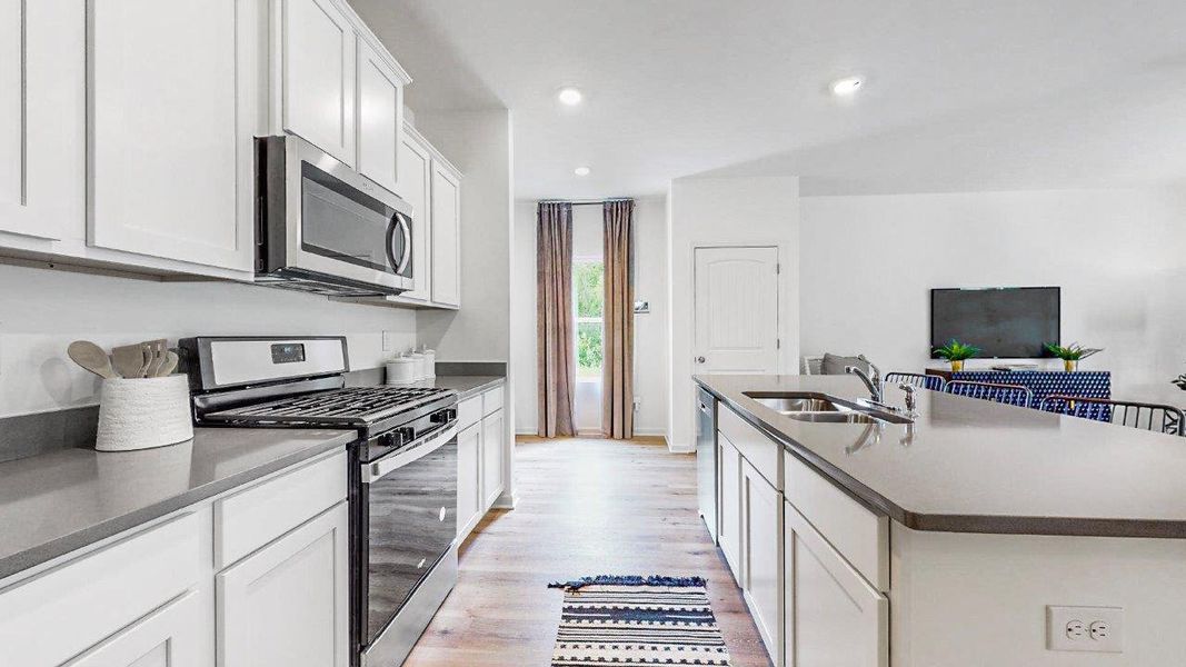 Representative furnished interior of a home built from the The Elston by D.R. Horton in Palm Coast Homesites, Palm Coast (Image 10).