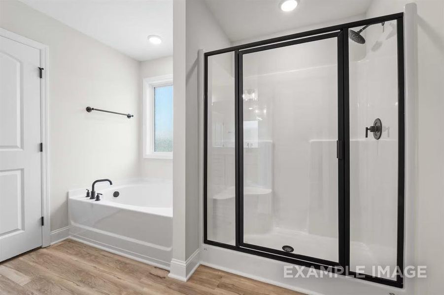 Furnished interior view inside a new home in Mercer Meadows, Royse City (Image 7).