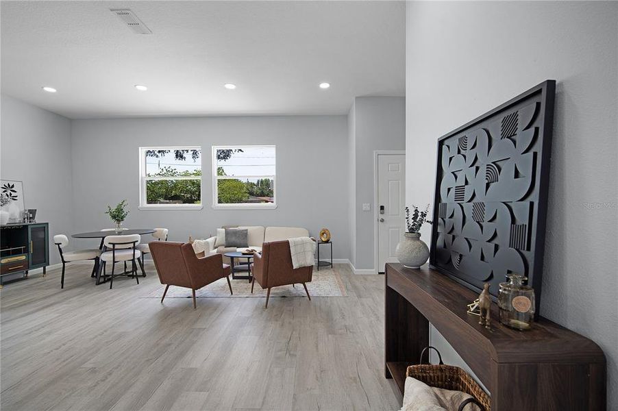 Furnished interior view inside a new home in , Lakeland (Image 18). Furnished interior view inside a new home in , Lakeland (Image 18).