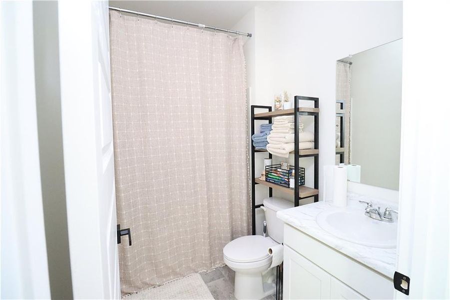 Furnished interior view inside a new home in , Atlanta (Image 10).