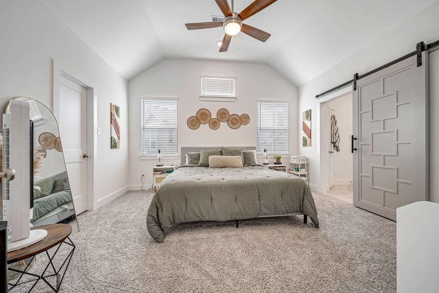 Furnished interior view inside a new home in The Groves, Humble (Image 18).