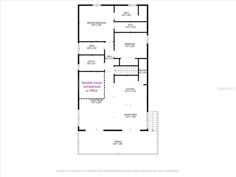 2D floor plan layout of this home in , Weeki Wachee, FL (Image 6).