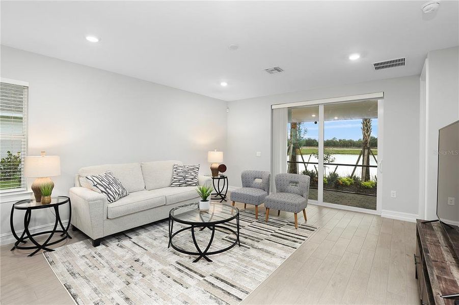 Furnished interior view inside a new home in , Punta Gorda (Image 9).