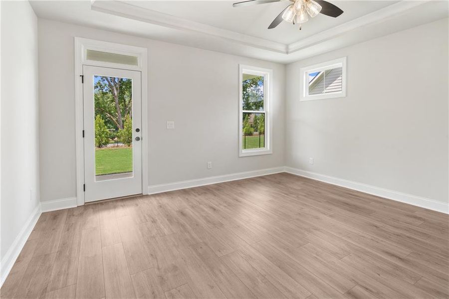 Spacious, unfurnished interior of a new home in Promenade at Sawnee Village, Cumming (Image 39).