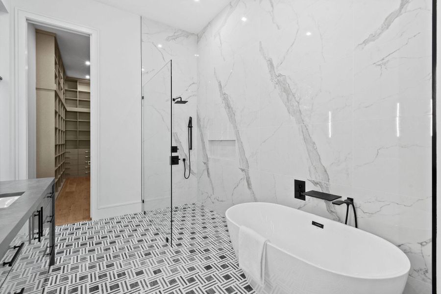 Furnished interior view inside a new home in , North Palm Beach (Image 7).