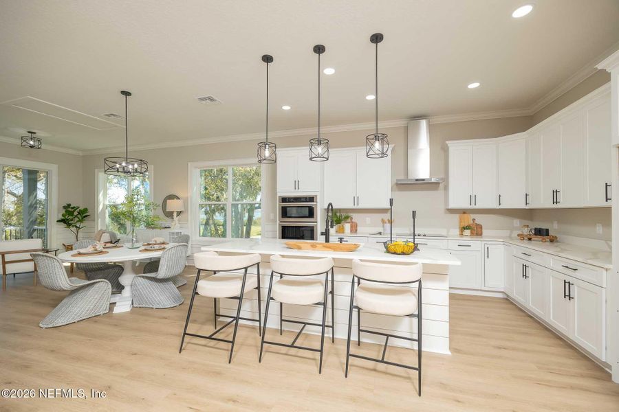 Furnished interior view inside a new home in , St. Augustine (Image 15).