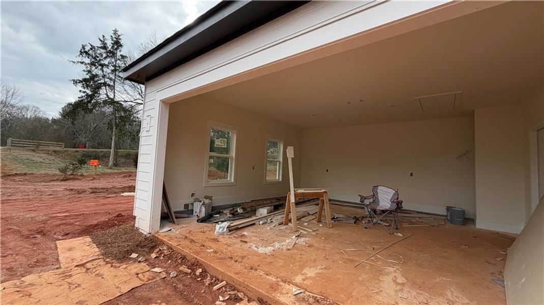 In-progress construction of a new home in , Maysville, GA (Image 9).
