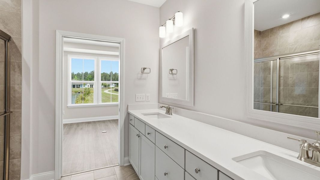 Furnished interior view inside a new home in Sun City Hilton Head, Bluffton (Image 6).