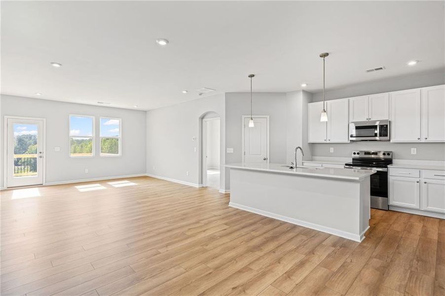 Spacious, unfurnished interior of a new home in Villas at Gold Creek, Dawsonville (Image 24).