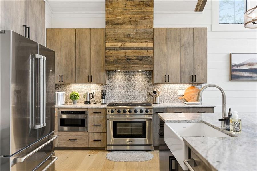Furnished interior view inside a new home in , Blue Ridge (Image 9).