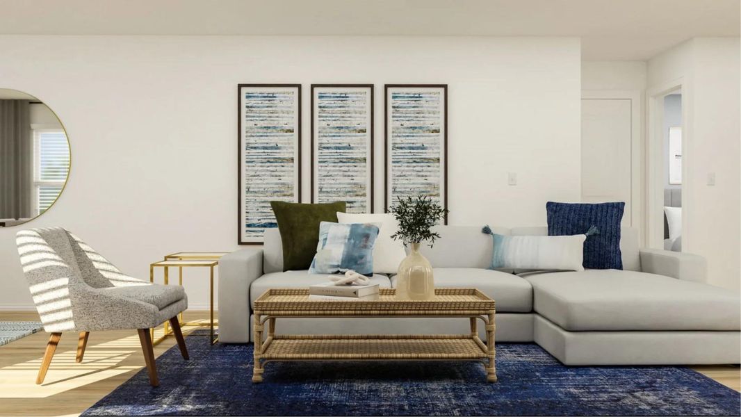 Furnished interior view inside a new home in Waterstone: Stonehill Collection, Kyle (Image 3).