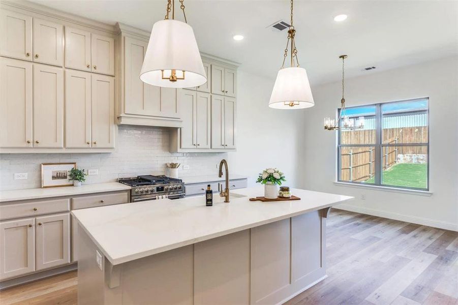 Furnished interior view inside a new home in , Aledo (Image 8).