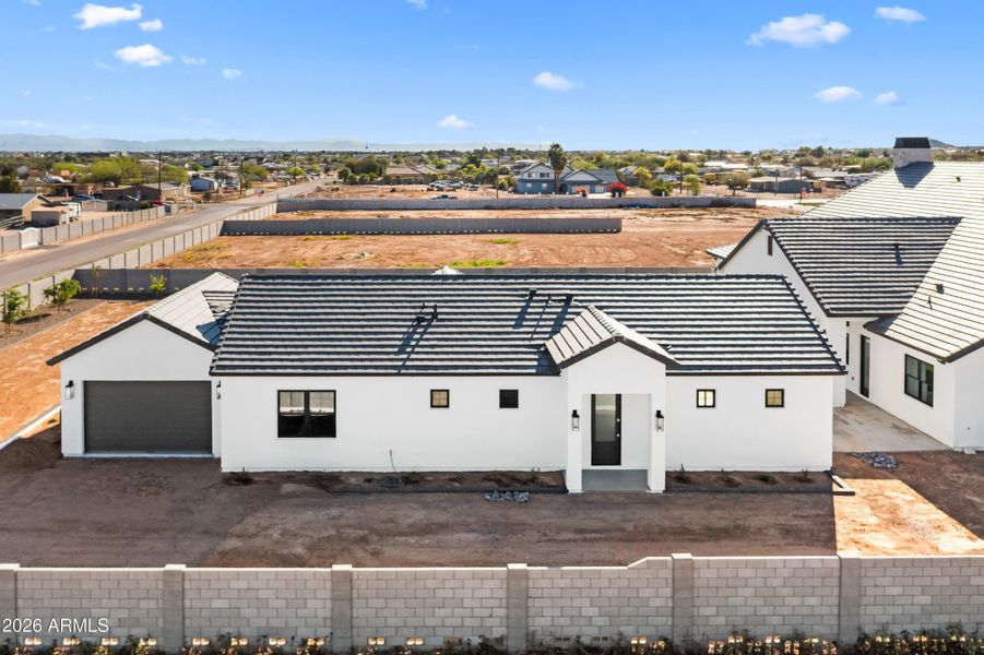 Guest house and garage