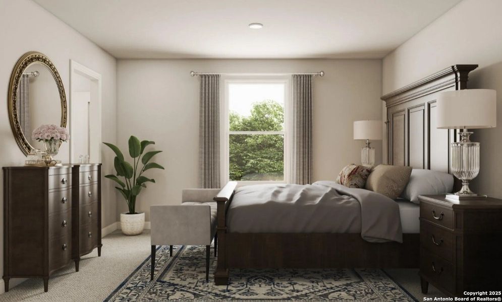 Furnished interior view inside a new home in Las Colinas, Kenedy (Image 7).