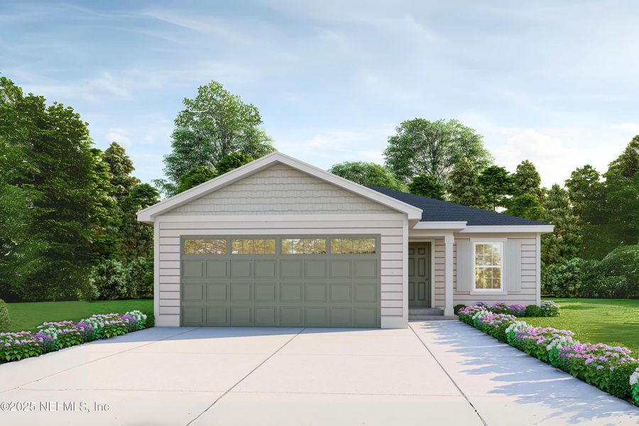 Front exterior of a new home in , Jacksonville, FL, highlighting curb appeal (Image 1). Front exterior of a new home in , Jacksonville, FL, highlighting curb appeal (Image 1).