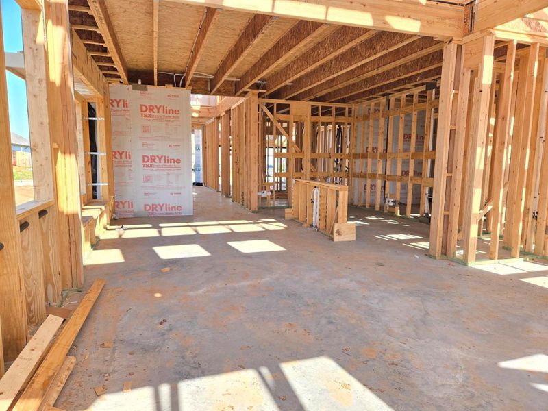 In-progress construction of a new home in Sienna 40', Missouri City, TX (Image 5).