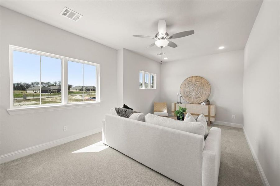 Furnished interior in a model home at Redden Farms - Phase 1 in Midlothian (Image 4).