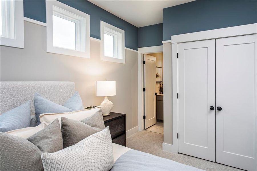 Furnished interior view inside a new home in Wisteria at GreenHouse, Marietta (Image 18).